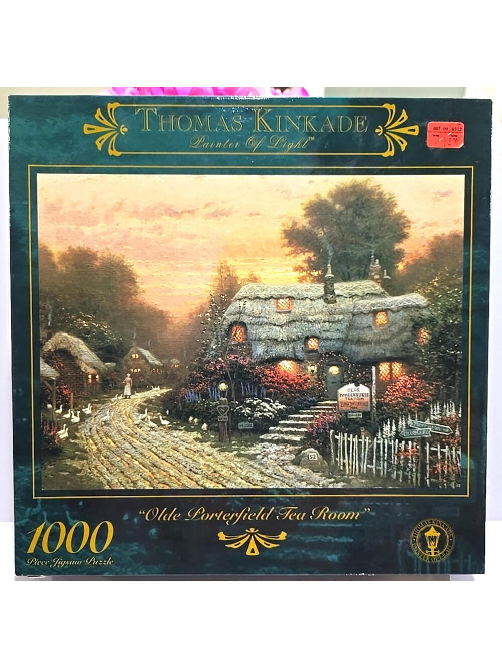 Ceaco Thomas Kinkade Olde Porterfield Tea Room Jigsaw Puzzle 1000 Pc New Sealed